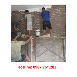 thi công phòng x-quang bằng gạch barite