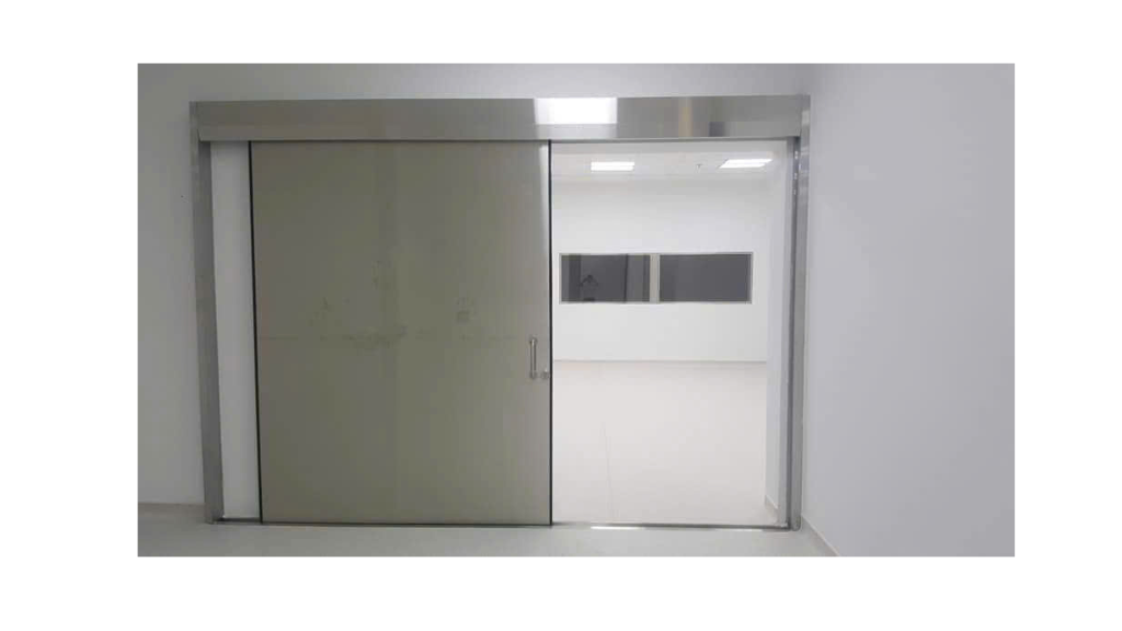 cửa chì y tế lùa tự động hiện đại