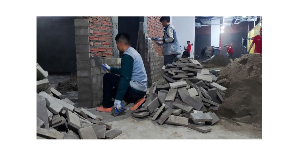 Đơn vị thi công phòng X-quang thực hiện xây tường barite chống bức xạ đạt chuẩn tại công trình y tế