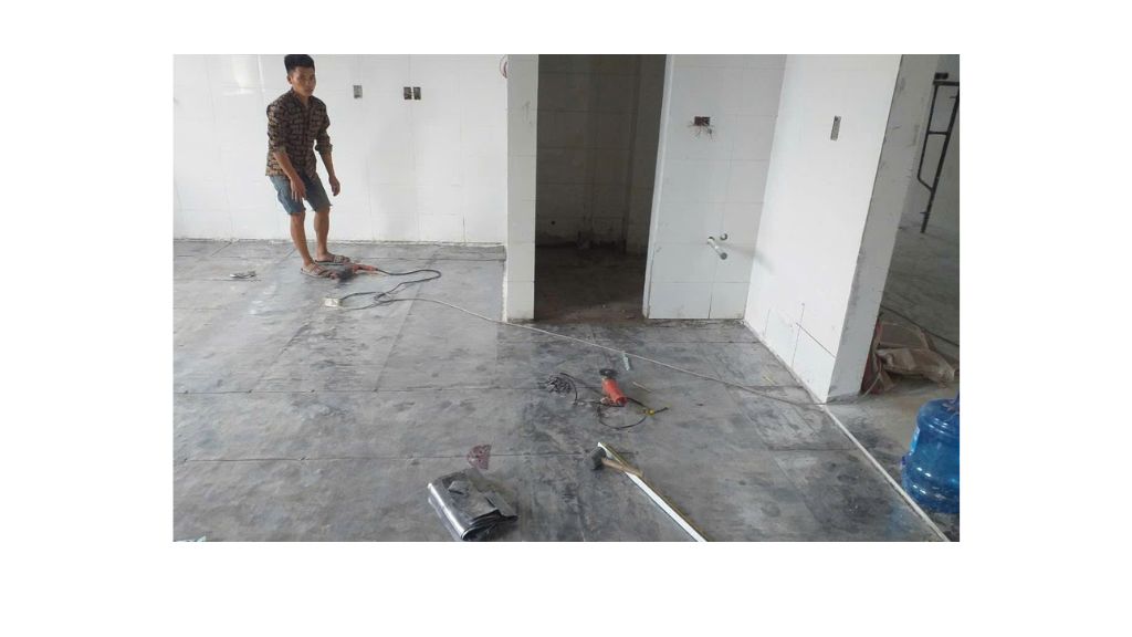 Thi công vật liệu chống bức xạ bằng tấm chì lót sàn tại phòng chụp X-quang – Hải Phong